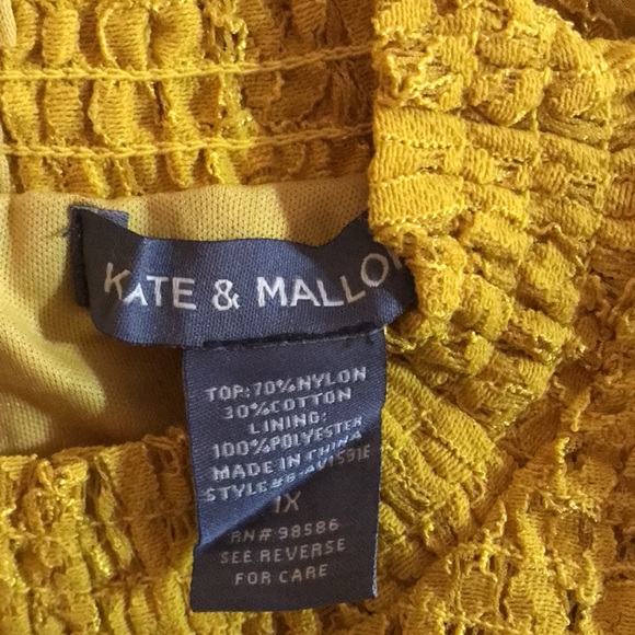 Kate & Mallory Lace Top with Smocking Yoke Detail - NWOT - Picture 9 of 9